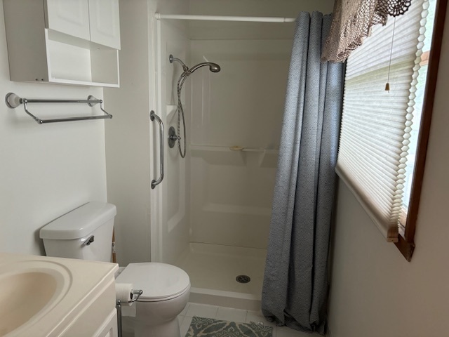 5287 South Mill Pond Road Rochelle, IL 61068 - Photo 24 of 50 a bathroom with a toilet and a shower