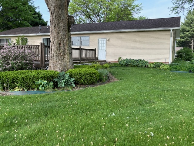 5287 South Mill Pond Road Rochelle, IL 61068 - Photo 44 of 50 a front view of house with yard and trees