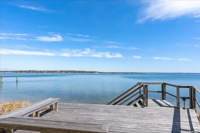 a view of ocean from a balcony