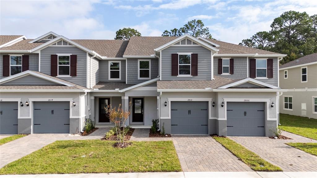 front view of a house with a porch