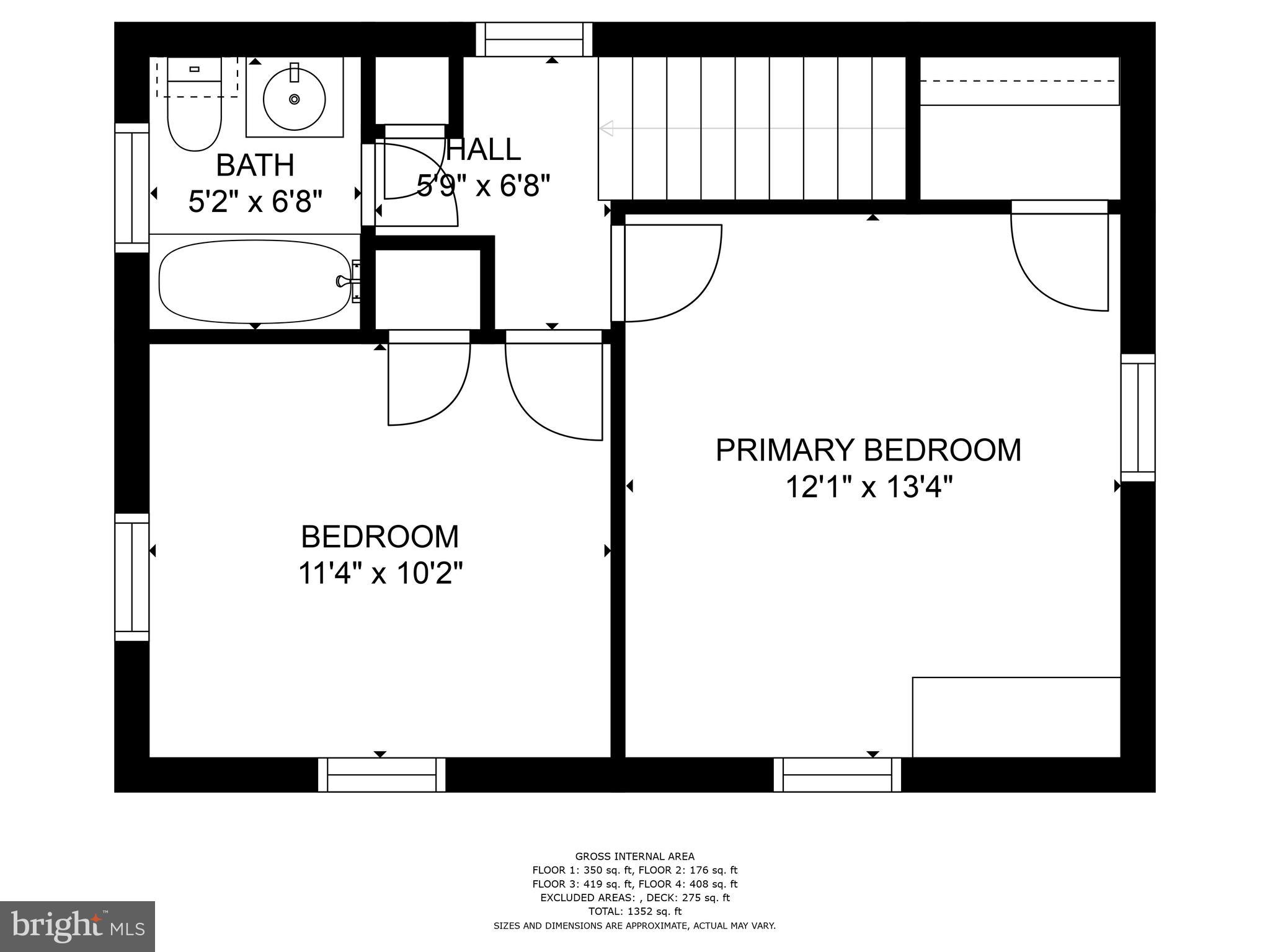 5022 Pilgrim Road Baltimore, MD 21214 - Photo 36 of 37 Upper floor layout