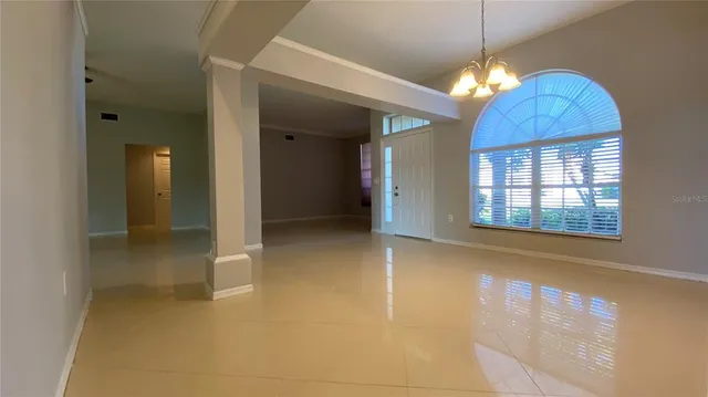 a view of livingroom and window