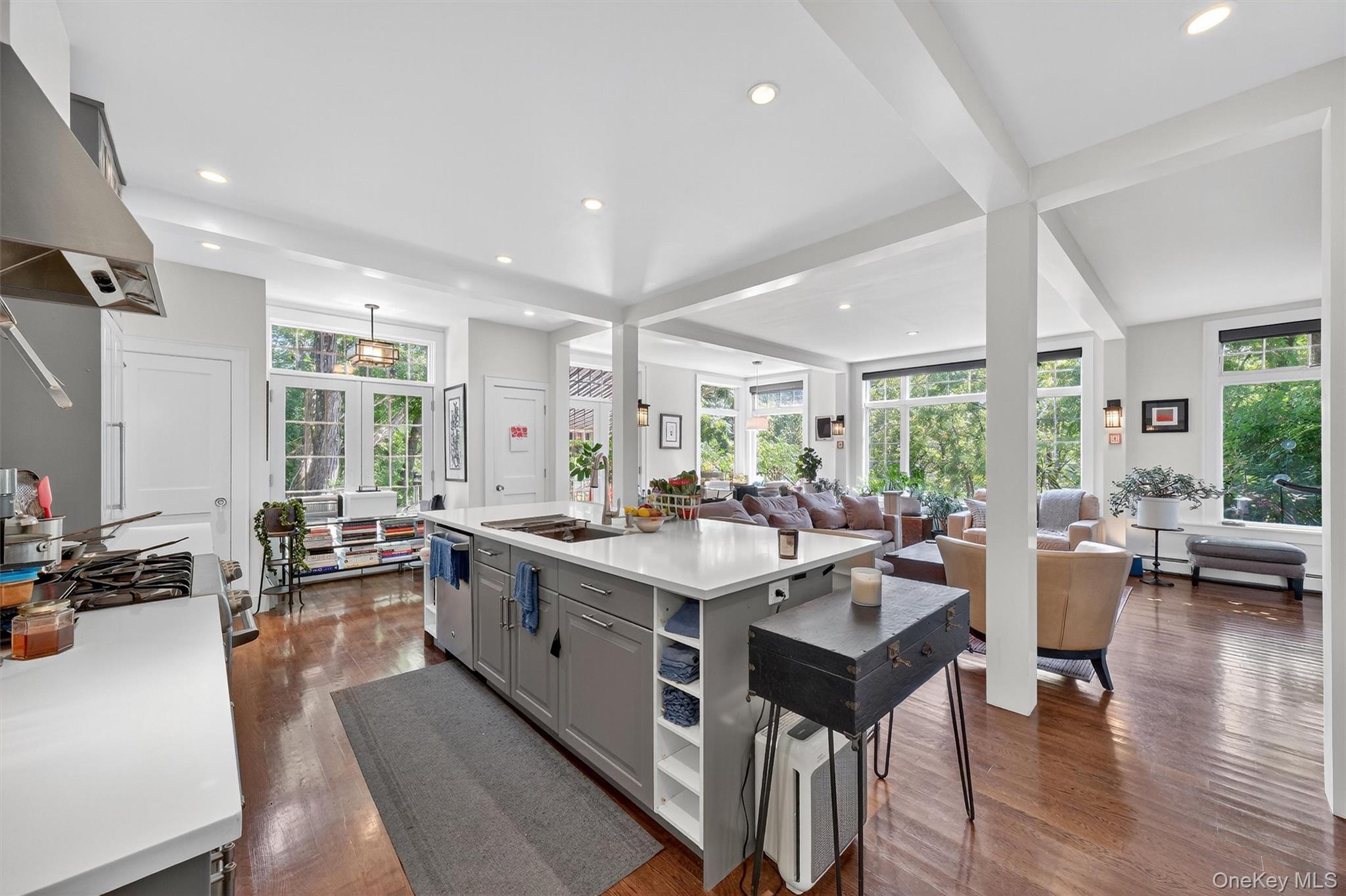 669 Highway 213 Rosendale, NY 12472 - Photo 6 of 34 a large kitchen with a large window and counter top