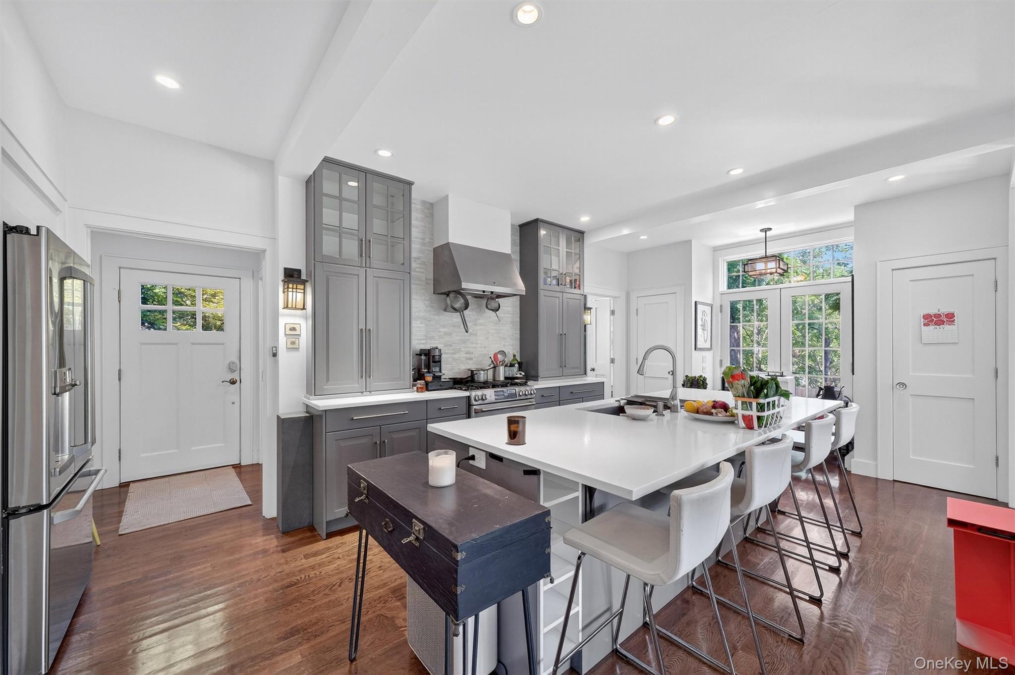 669 Highway 213 Rosendale, NY 12472 - Photo 7 of 34 a room with stainless steel appliances granite countertop a table chairs and a sink