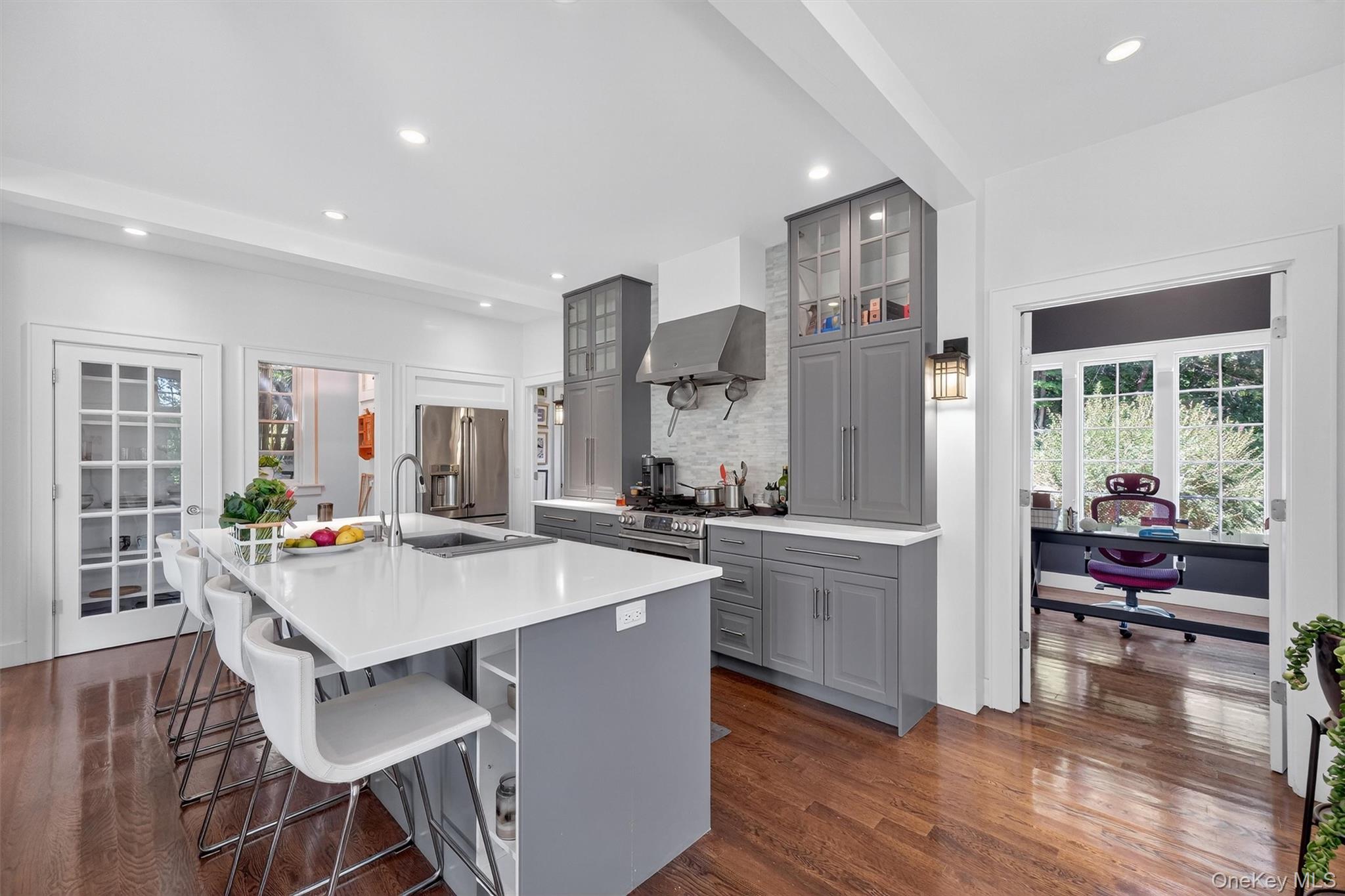 669 Highway 213 Rosendale, NY 12472 - Photo 8 of 34 a kitchen with stainless steel appliances granite countertop a stove and refrigerator