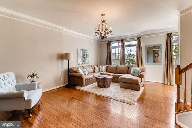 5136 Key View Way Perry Hall, MD 21128 - Photo 15 of 28 a living room with furniture or couch and a chandelier