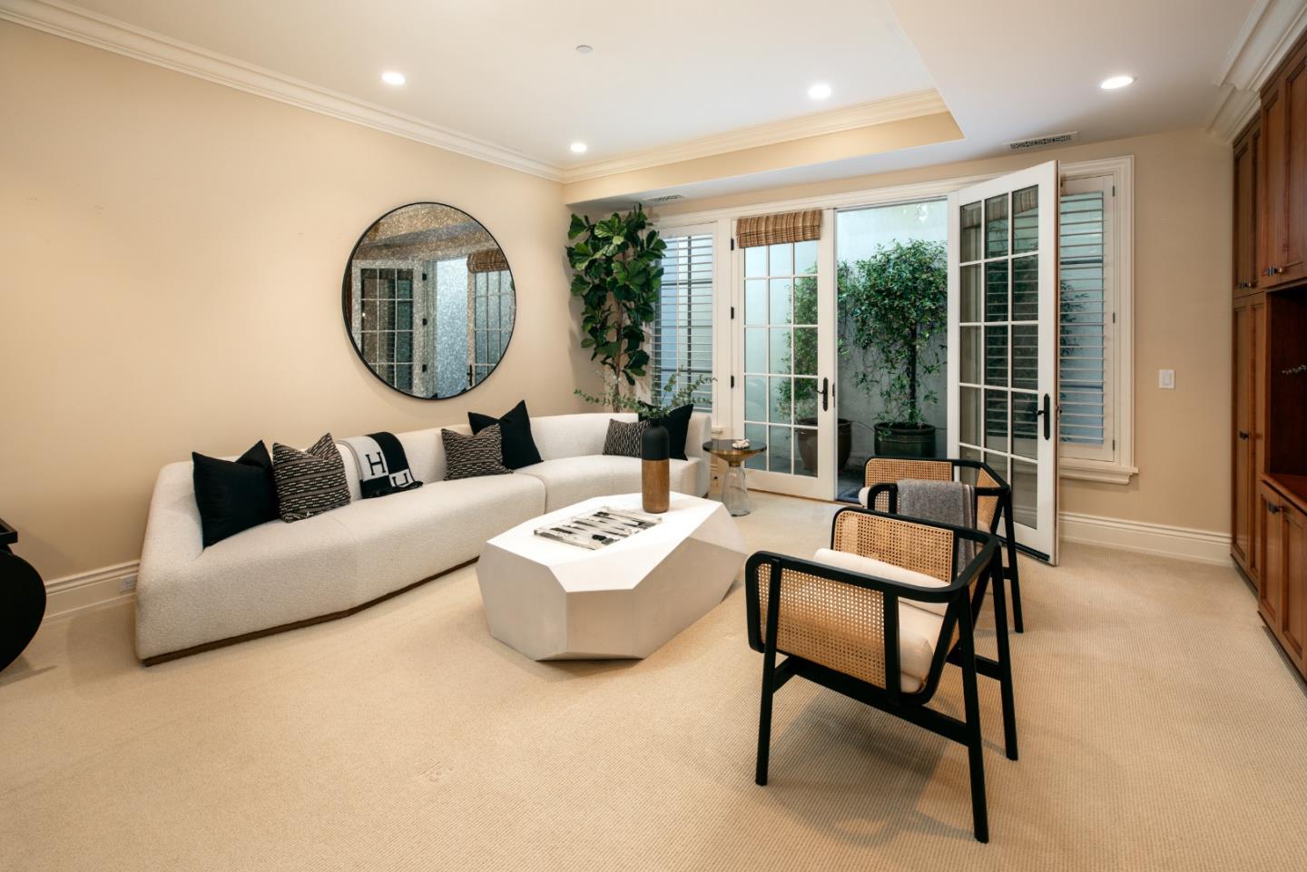 620 Windsor Drive Menlo Park, CA 94025 - Photo 14 of 18 a living room with furniture and a large window