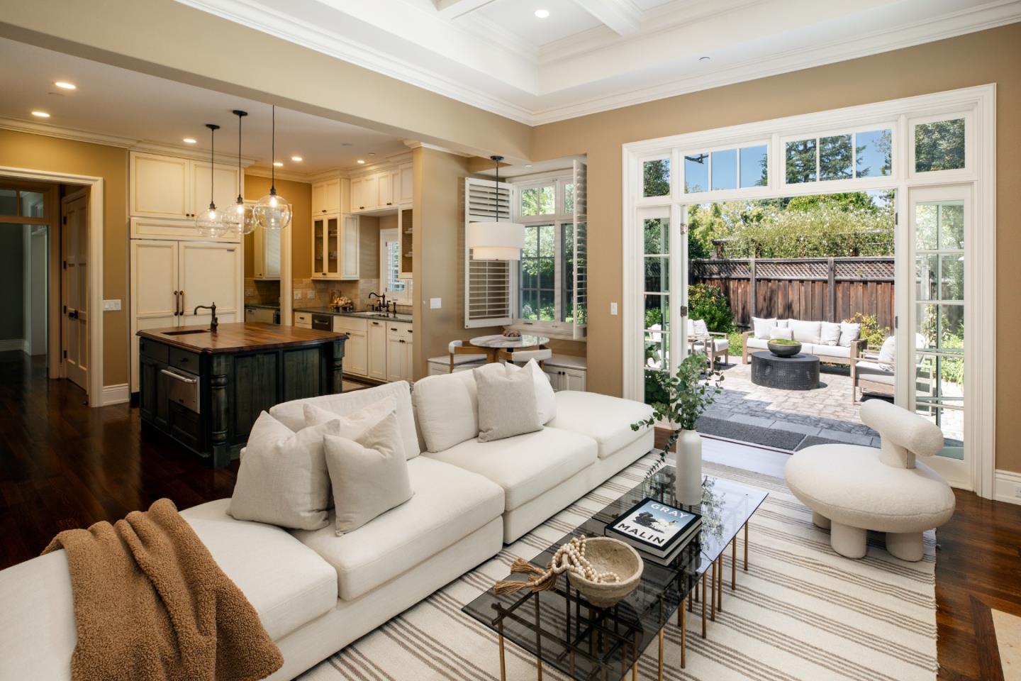 620 Windsor Drive Menlo Park, CA 94025 - Photo 6 of 18 a living room with furniture and a large window