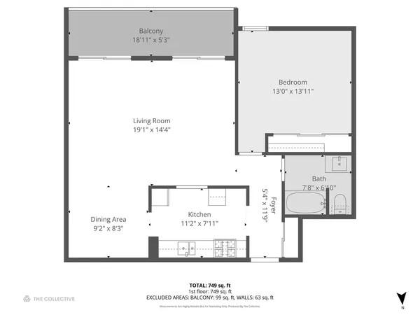 $169,300 | 1041 North Mill Street, Unit 307, Naperville, IL 60563