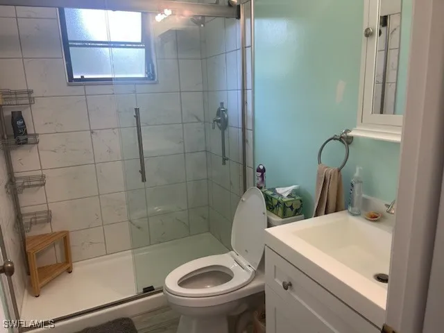 a view of a small space