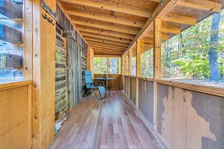 0 Six Mile Post Road Callaway, VA 24067 - Photo 16 of 73 a view of a balcony with wooden floor and furniture