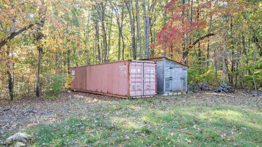 0 Six Mile Post Road Callaway, VA 24067 - Photo 29 of 73 a view of a small barn in the middle of forest