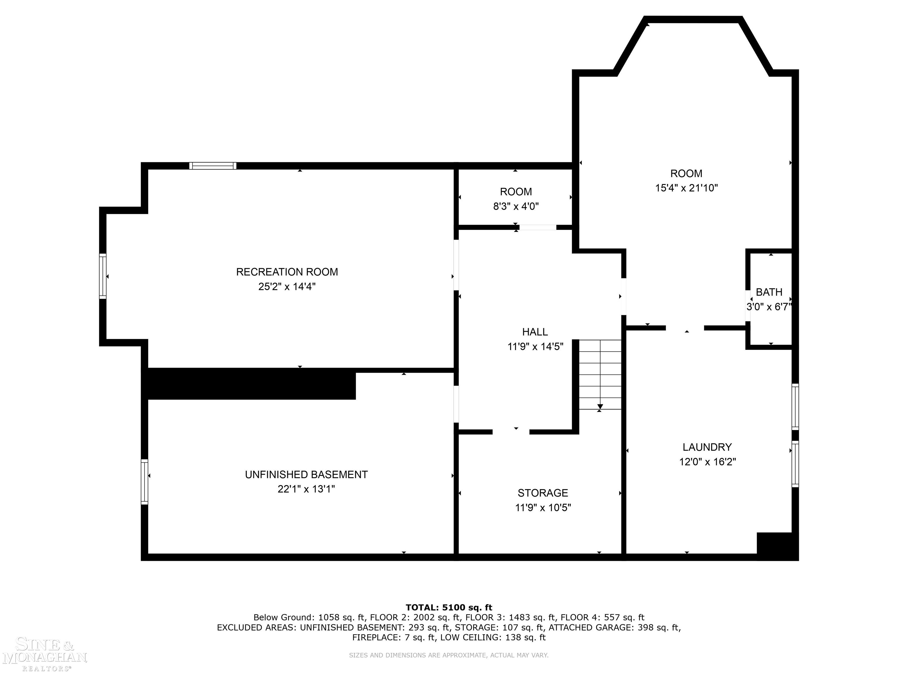 277 Cloverly Road Grosse Pointe, MI 48236 - Photo 45 of 46 Basement Floor Plan