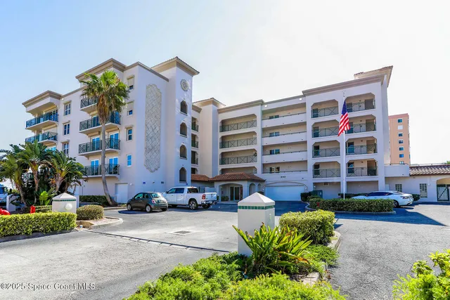 a front view of a building