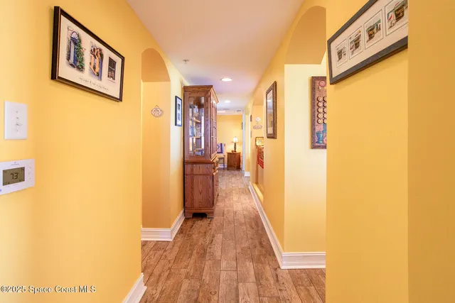 a front view of a building with glass windows