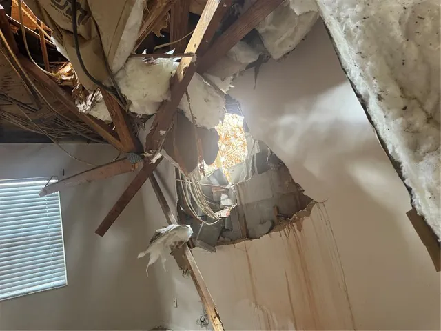 a view of water heater room