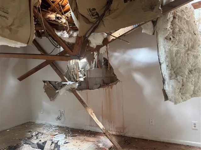 a view of a small space