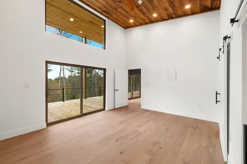 a view of an empty room