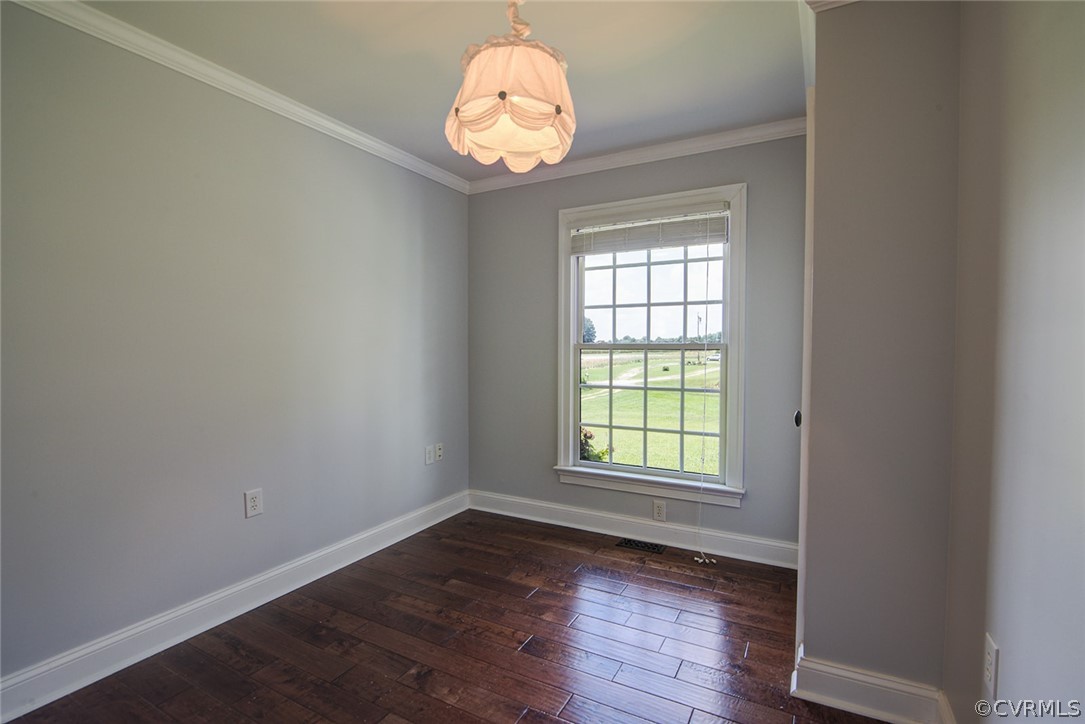 840 Fallin Town Road Warsaw, VA 22572 - Photo 17 of 25 One of the 4 Bedfrooms with wood floors & crown mo