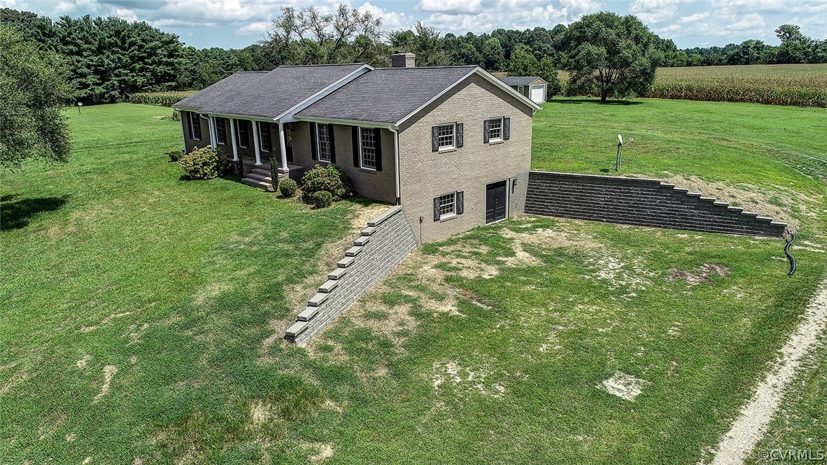 840 Fallin Town Road Warsaw, VA 22572 - Photo 2 of 25 Front view of 840 Fallin Town showing walkout base