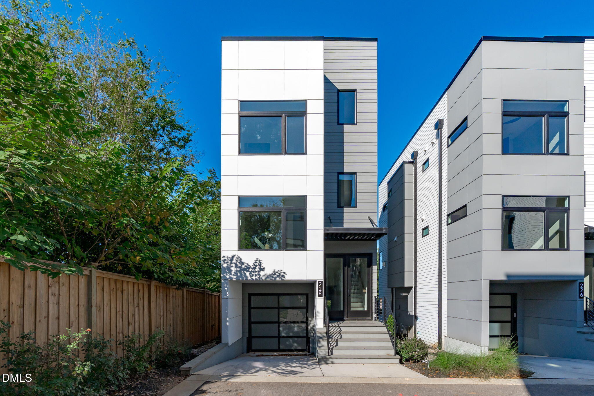 a house view with a outdoor space