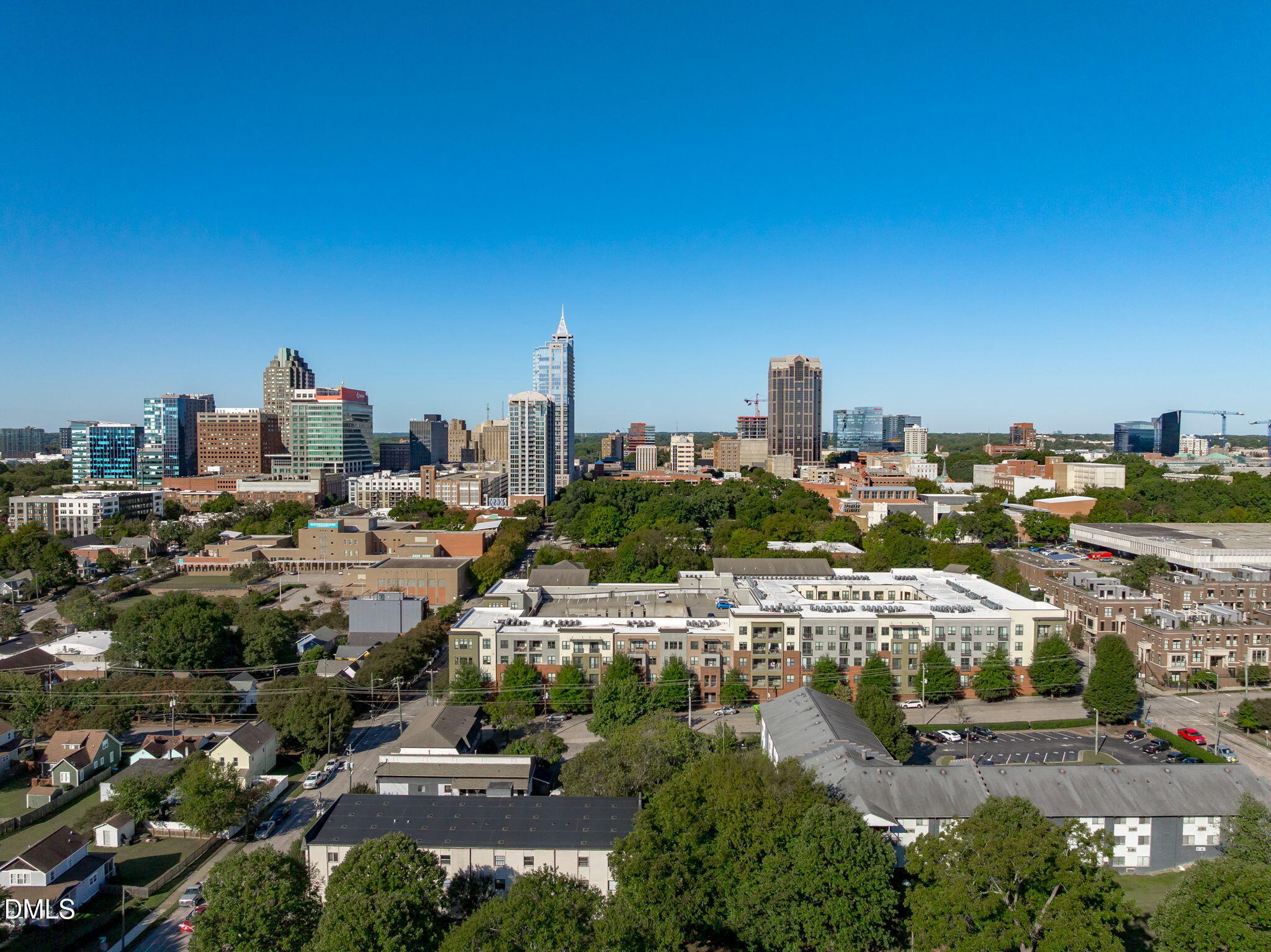 228 Woodsborough Place Raleigh, NC 27601 - Photo 47 of 59 a view of a city