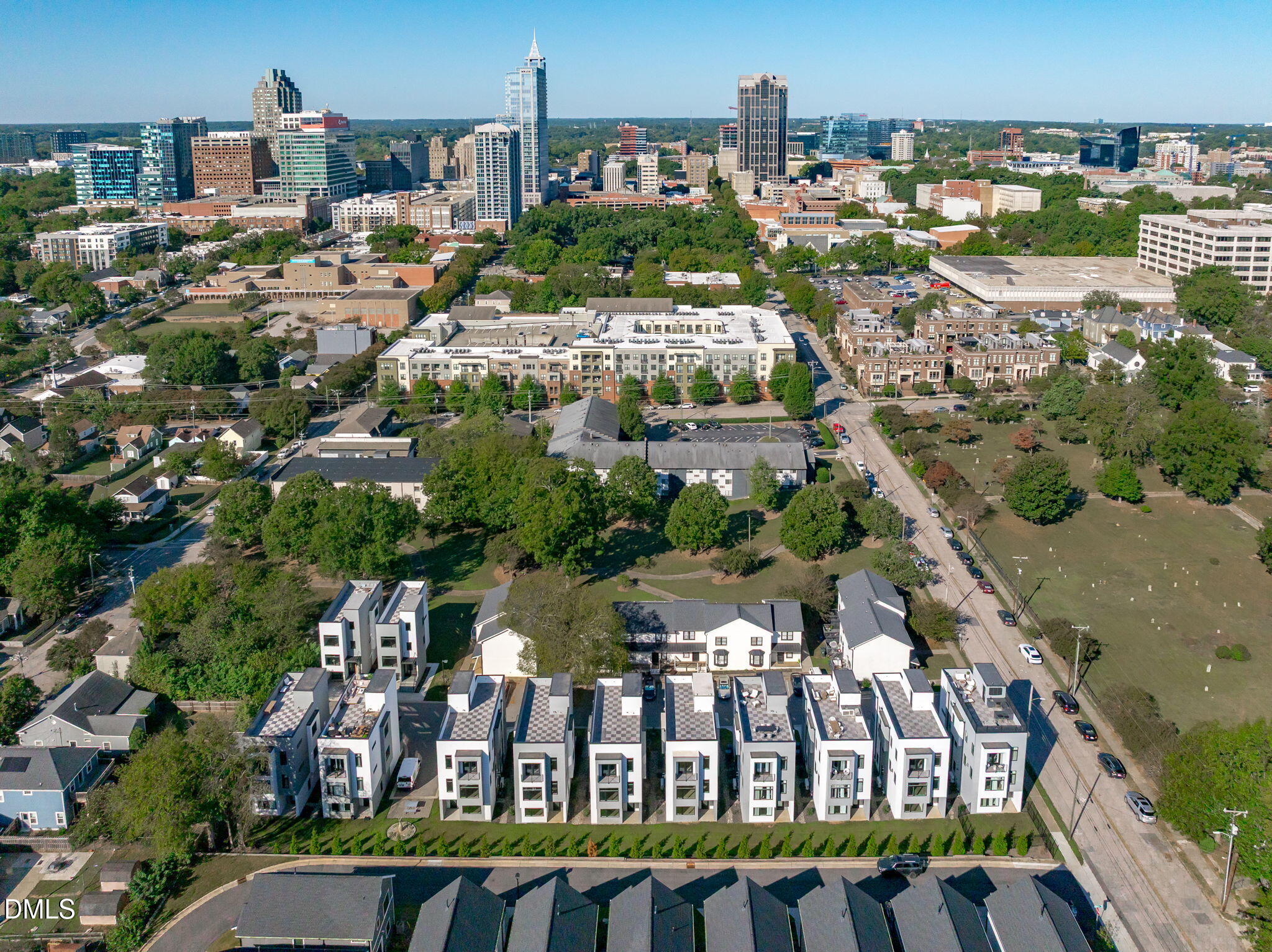 228 Woodsborough Place Raleigh, NC 27601 - Photo 56 of 59 Aerial-13