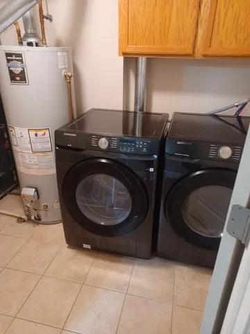 a view of washer and dryer