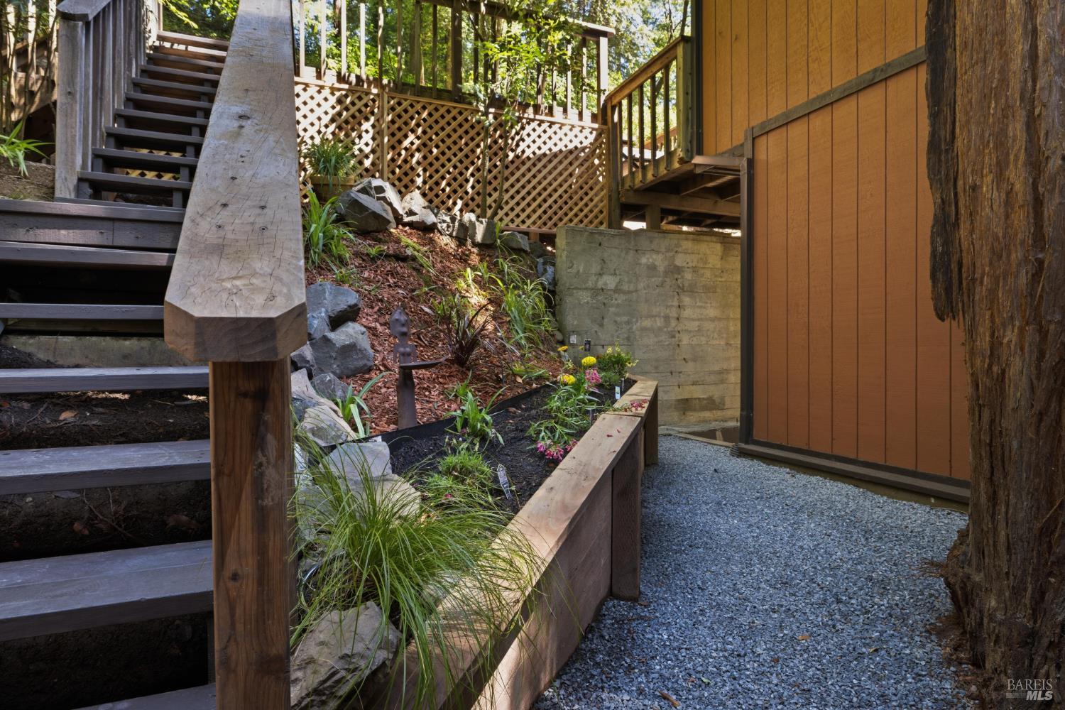 14911 Canyon 7 Road Guerneville, CA 95446 - Photo 31 of 32 a backyard of a house