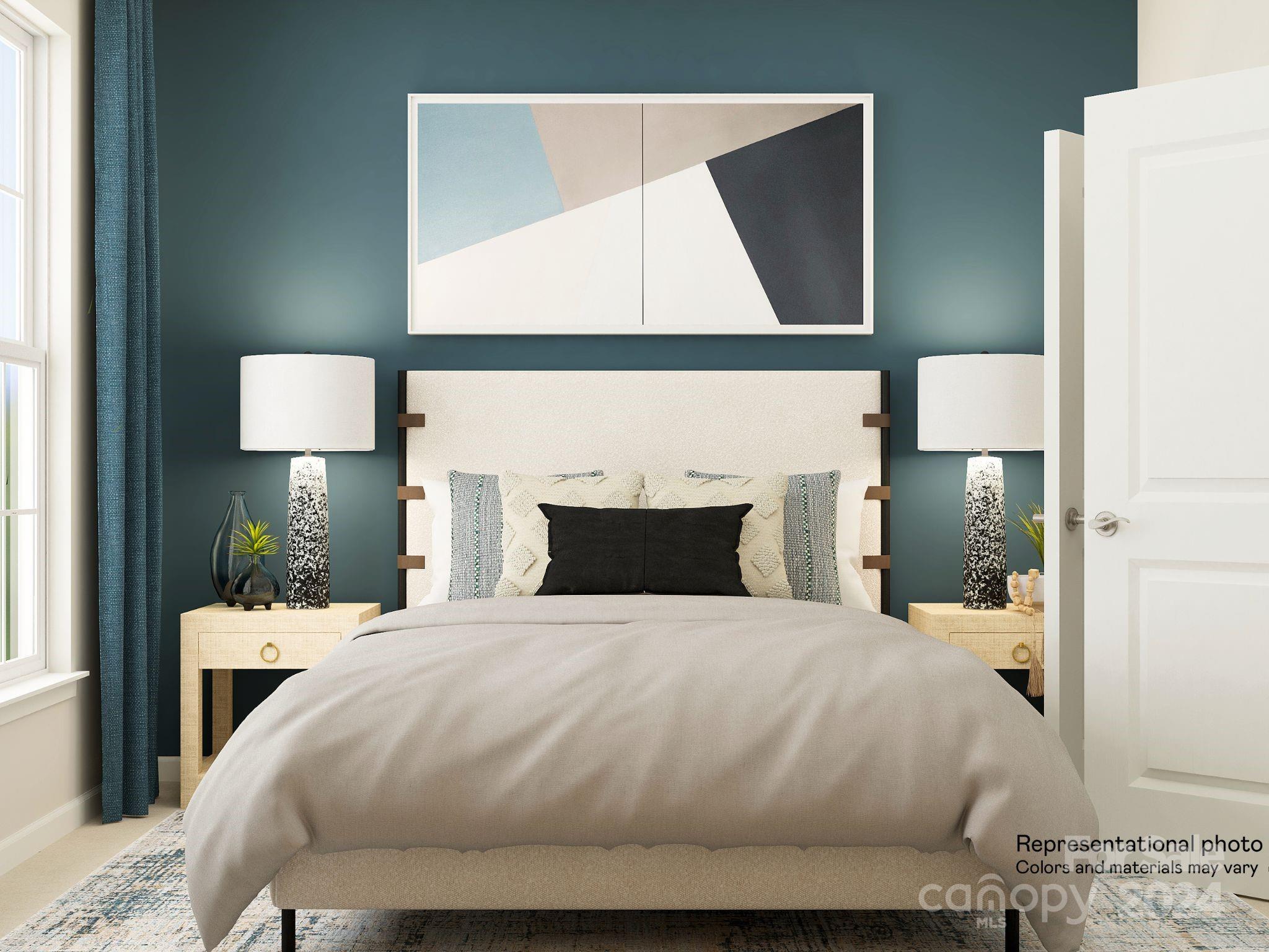 4463 Doyle Rdg Road Maiden, NC 28650 - Photo 10 of 13 a bedroom with a bed and a painting on the wall