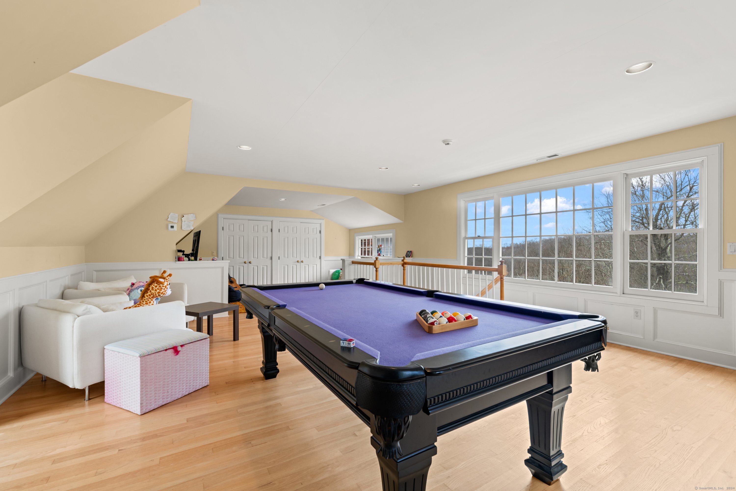 35 Branch Brook Road Wilton, CT 06897 - Photo 20 of 35 a room with pool table and windows