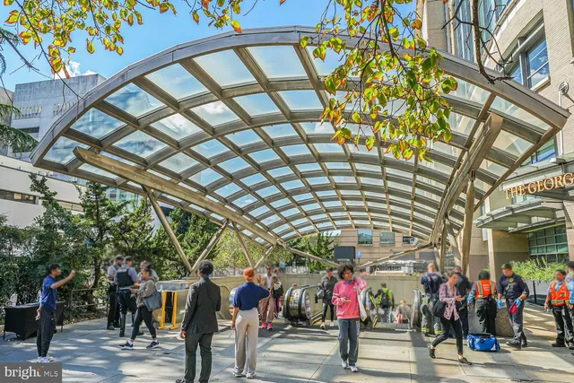 a variety of fruits and vegetables with retail shops