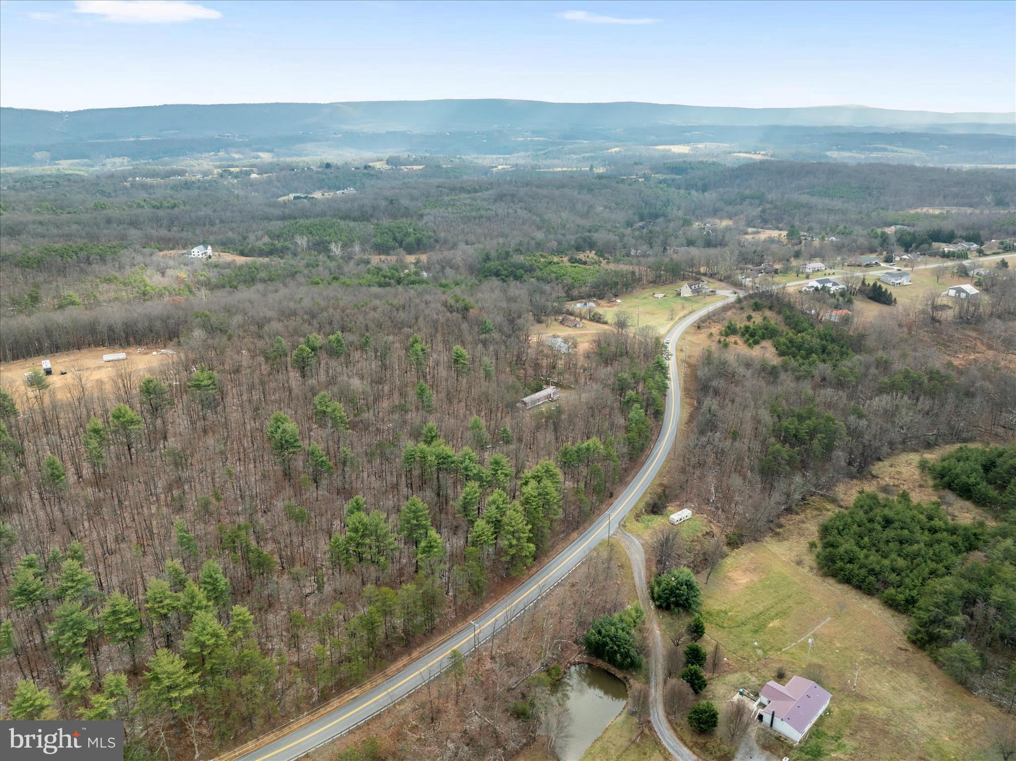 985 Waugh Road Berkeley Springs, WV 25411 - Photo 20 of 22 a view of a city from a balcony