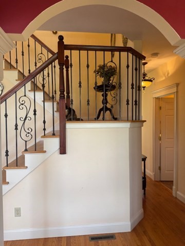5 Gableview Lane Southwick, MA 01077 - Photo 14 of 31 a view of entryway and hall with wooden floor