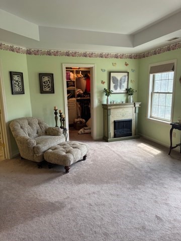 5 Gableview Lane Southwick, MA 01077 - Photo 22 of 31 a living room with furniture and a fireplace