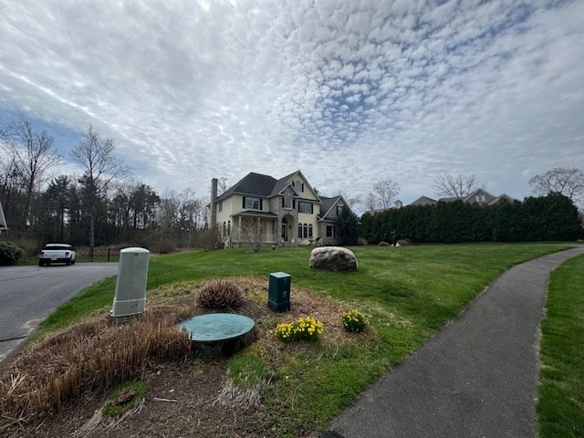 5 Gableview Lane Southwick, MA 01077 - Photo 29 of 31 a view of a garden with lawn chairs plants