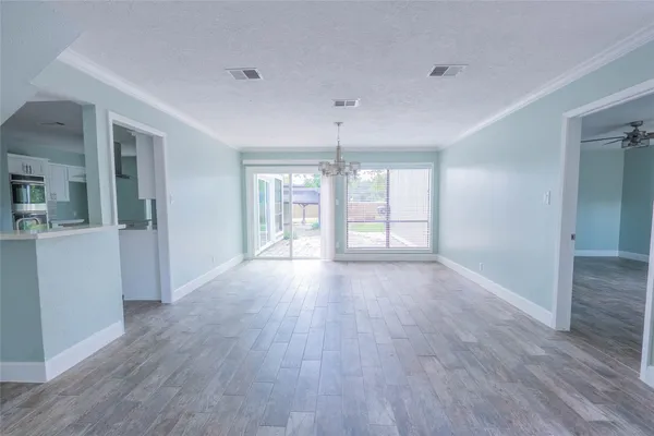 wooden floor in an empty room