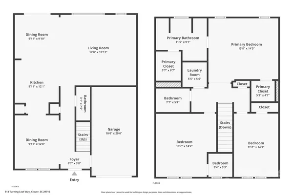 $2,450 | 514 Turning Leaf Way, Lake Wylie, SC 29710