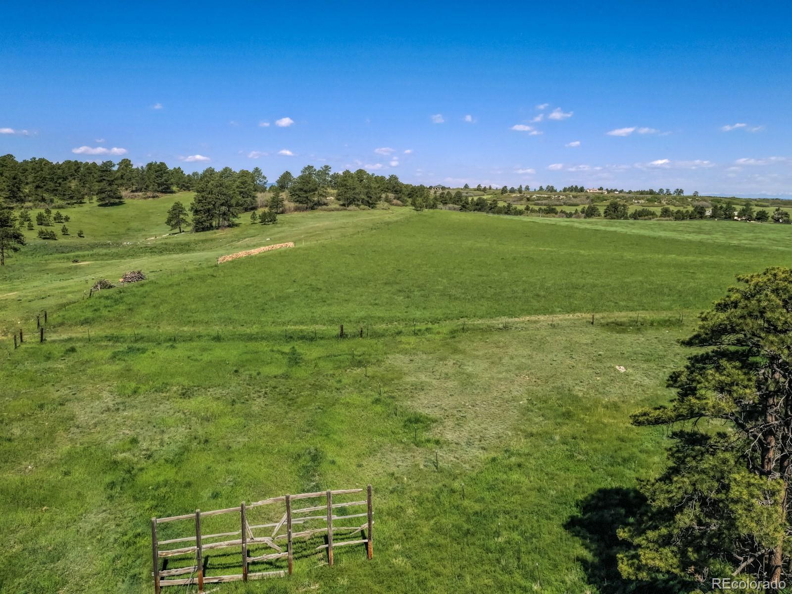 9695 Jones Road Franktown, CO 80116 - Photo 38 of 40 a view of a golf course with a big yard