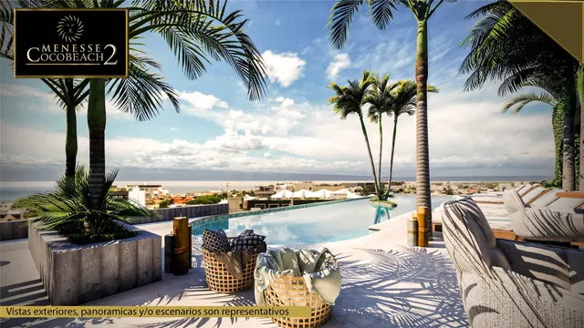 a view of a swimming pool with a table and chairs