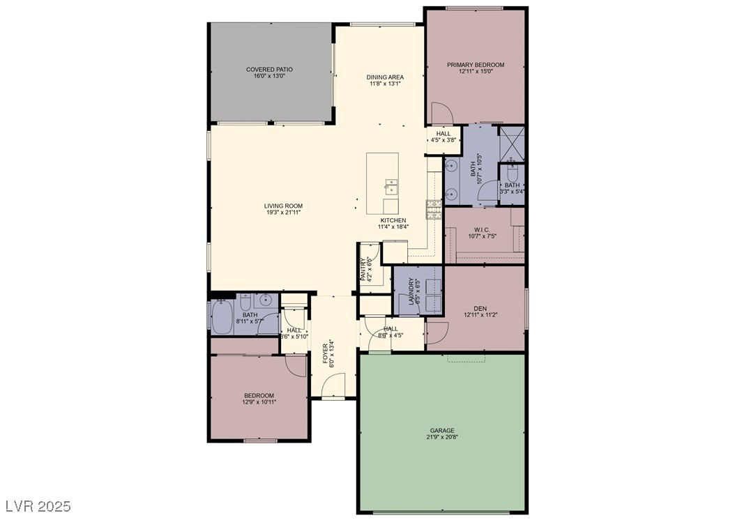 1221 Tortoise Ridge Mesquite, NV 89034 - Photo 55 of 56 View of floor plan / room layout