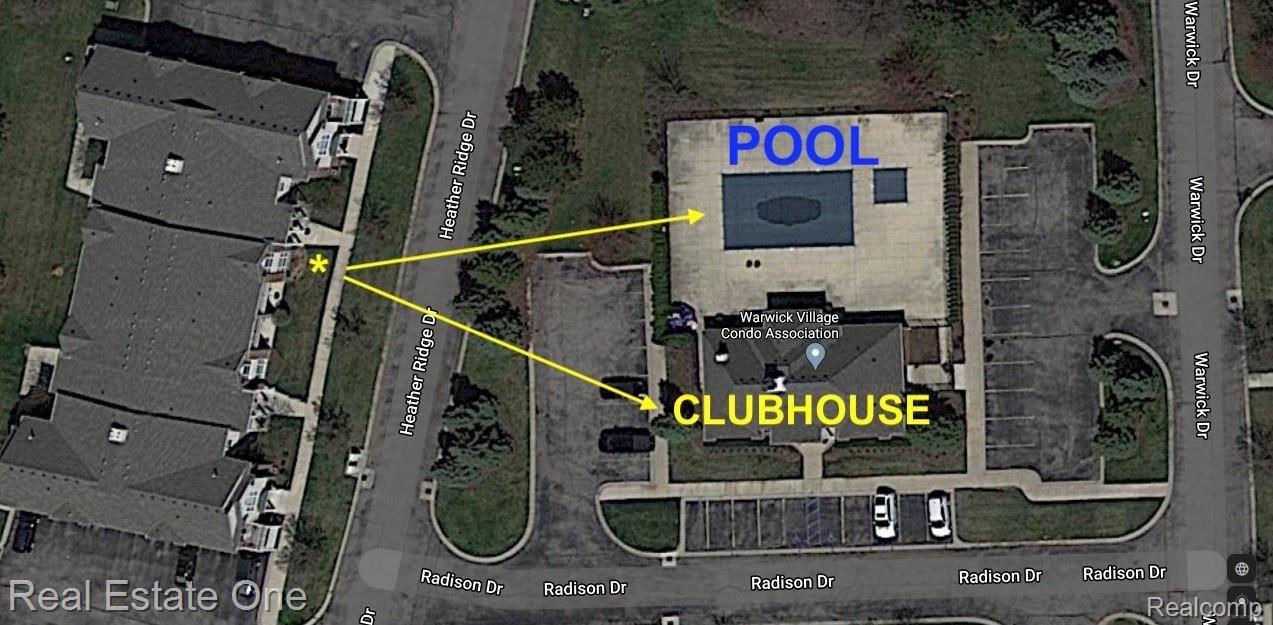 45847 Heather Ridge Drive Macomb, MI 48044 - Photo 21 of 27 Just a few steps from the Clubhouse & Pool!