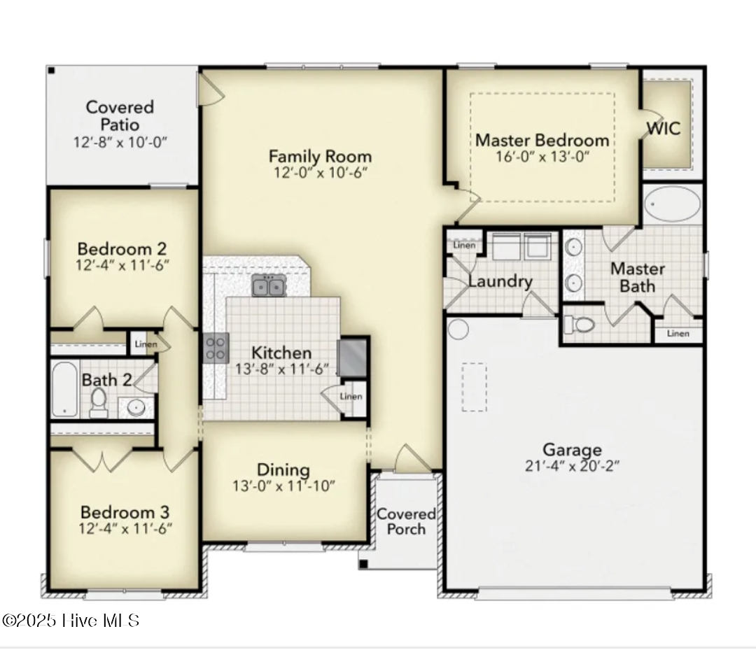 146 Poker House Road Grimesland, NC 27837 - Photo 16 of 34 Adams Homes 1702 floor plan.