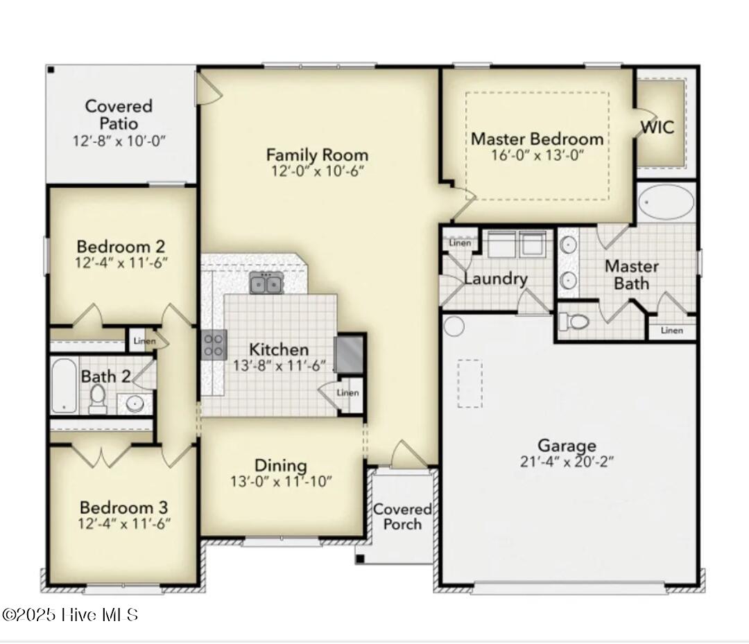 146 Poker House Road Grimesland, NC 27837 - Photo 18 of 34 146 Poker House Road floor plan.