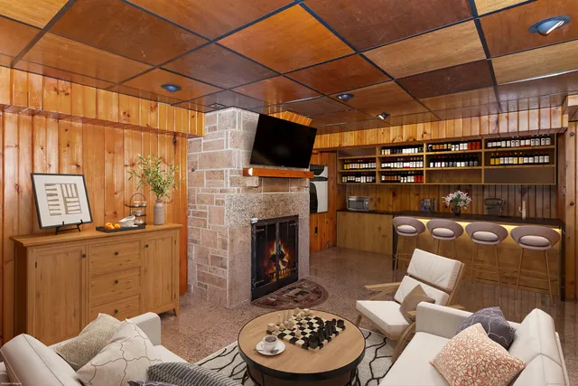 a view of an entrance door of the building