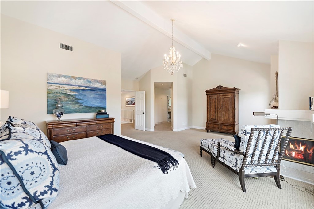28 Bethany Laguna Niguel, CA 92677 - Photo 23 of 50 Spacious master retreat features a romantic fireplace, pano views, and spa-like master bath w/ soaking tub!
