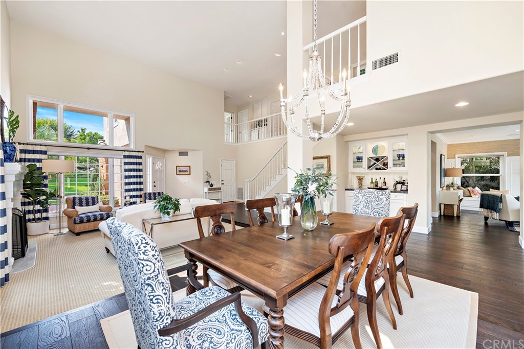 28 Bethany Laguna Niguel, CA 92677 - Photo 8 of 50 dining rooms featuring high ceilings, recessed lighting, and plenty of windows bringing in an abundance of natural light
