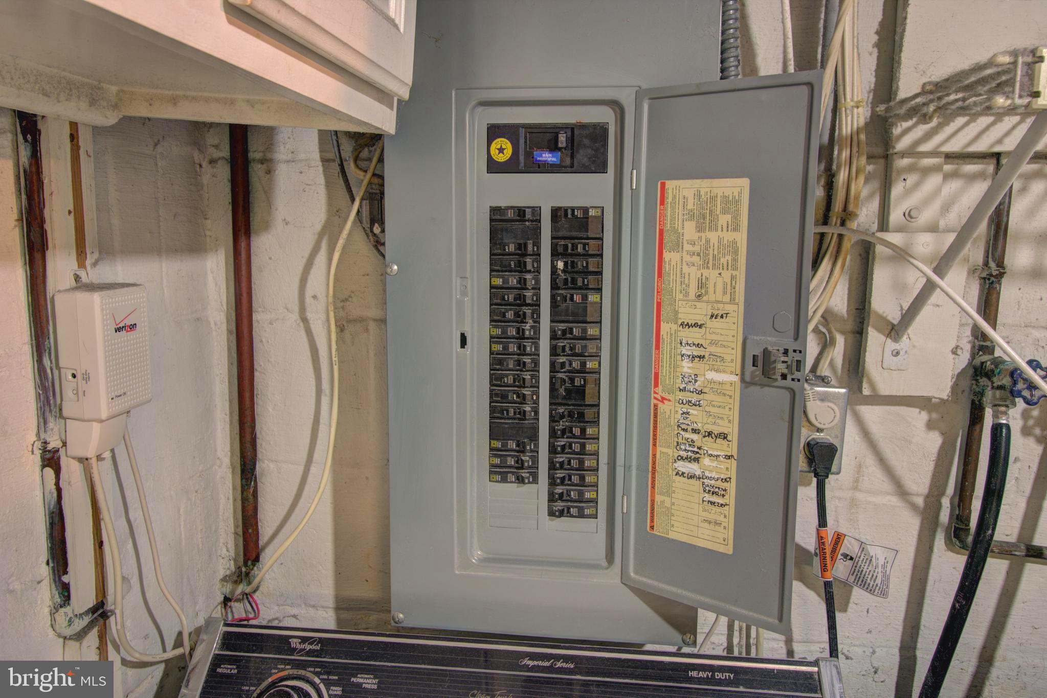 5805 Oakland Road Baltimore, MD 21227 - Photo 33 of 36 updated electric panel
