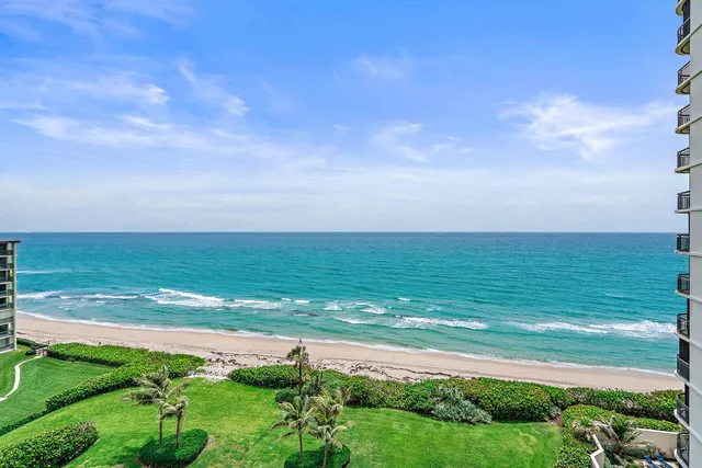 a view of an ocean and beach