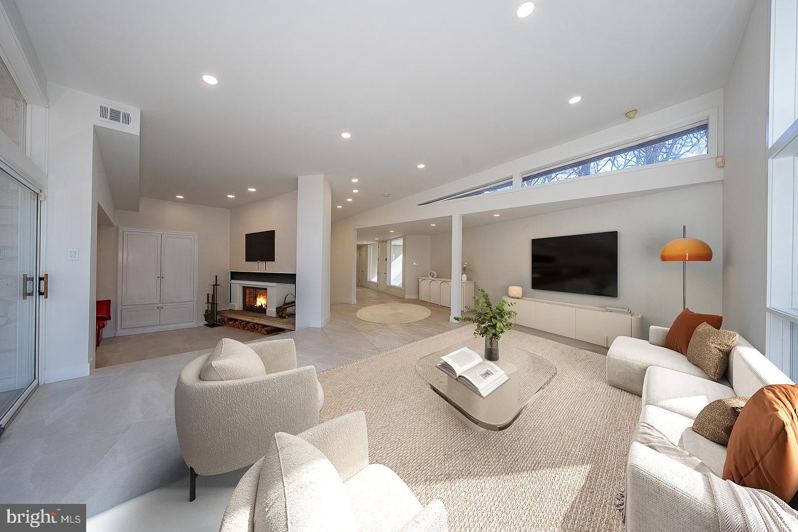 39-41 Fairview Road Penn Valley, PA 19072 - Photo 3 of 37 a living room with furniture kitchen view and a potted plant